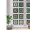 Adreamer90 Mandala Moroccan Wallpaper Tile Stickers 5.91 * 5.91 in Peel and Stick,Removable Talavera Decor 2D Wall Tile Decals for Kitchen Bathroom Laundry Stair Fireplace Art Decor Tiles